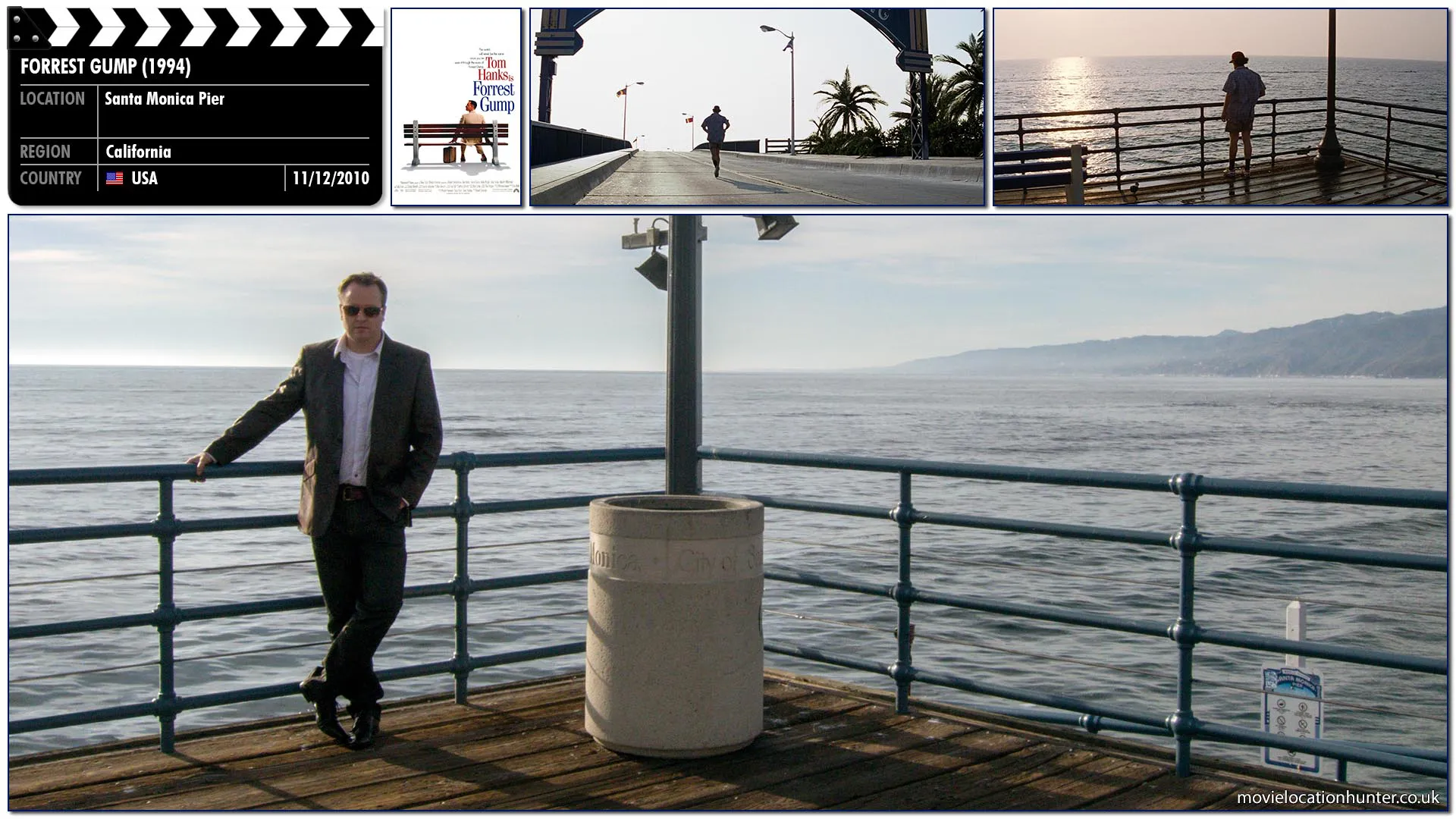 Filming location photo, shot in USA, for Forrest Gump (1994). Scene description: On a whim, Forrest (Tom Hanks) elects to go for a run. Seemingly capriciously, he decides to keep running across the country several times, over some three and a half years, becoming famous.